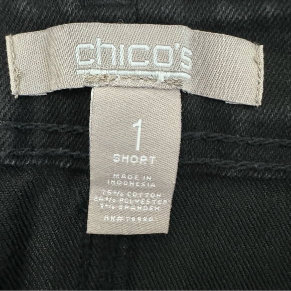 Chico’s Women Black Jeans Sz 1 (like new) - Picture 8 of 8